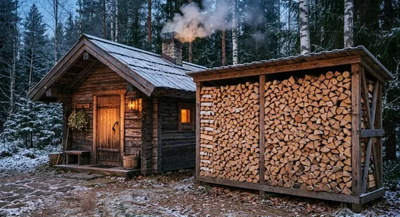 Укладка дров в Курске, проезд Дачная, 5